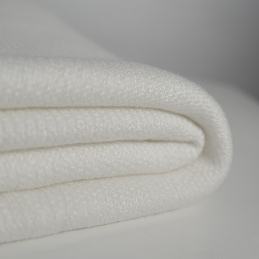 Плед  "Belt"; белый; 130 х 180 см; 100% акрил, с поясом, белый-1