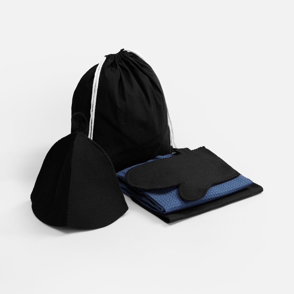 Банный набор Heat Therapy ver.2, мужской, темно-синий-0