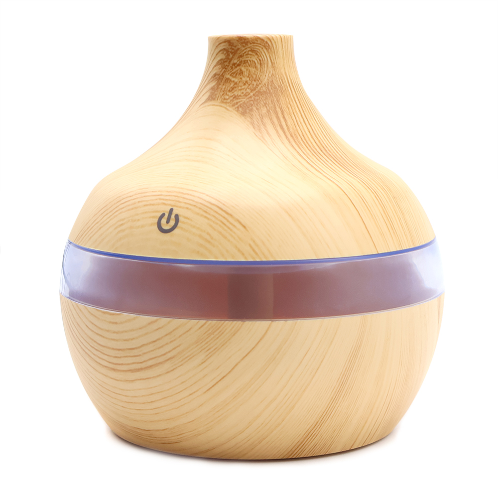 Светодиодный USB арома увлажнитель Holz, Коричневый-3