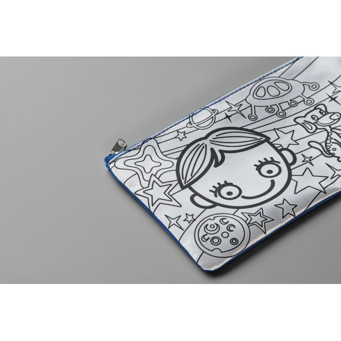 Пенал-раскраска, королевский синий-3