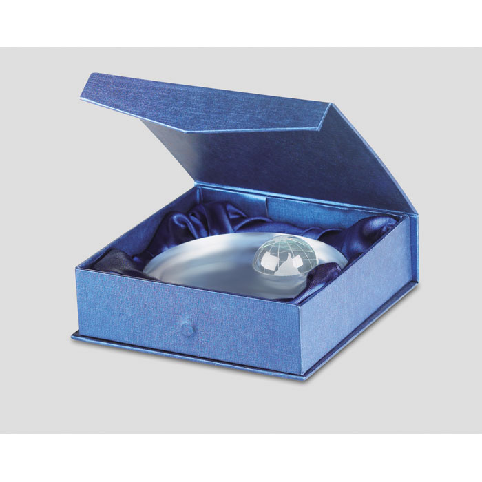 Глобус пресс-папье, прозрачный-2