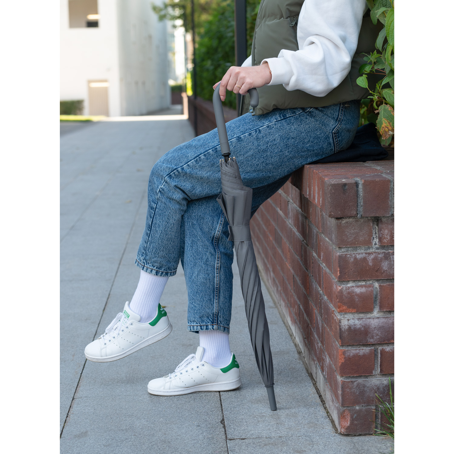 Зонт-трость Phantom, серый-13