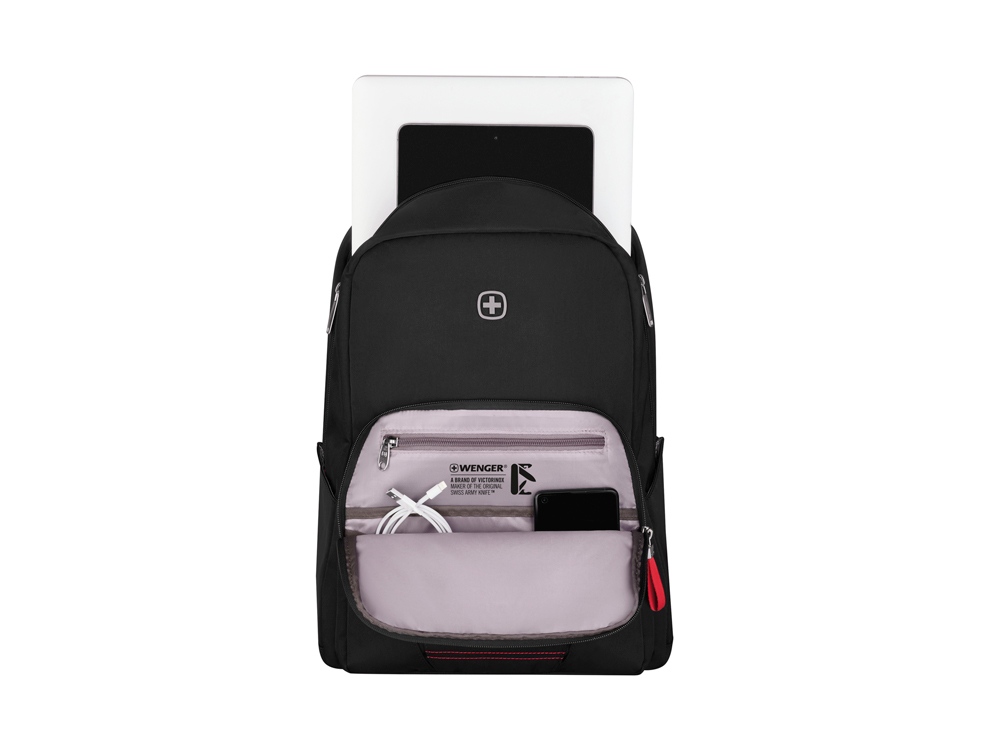 Рюкзак WENGER Motion 15.6, черный, нейлон, 31x17x42 см, 20 л-3