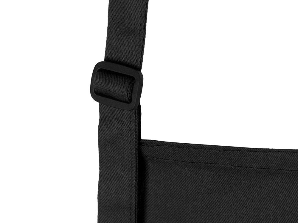 Хлопковый фартук 180gsm, черный-4