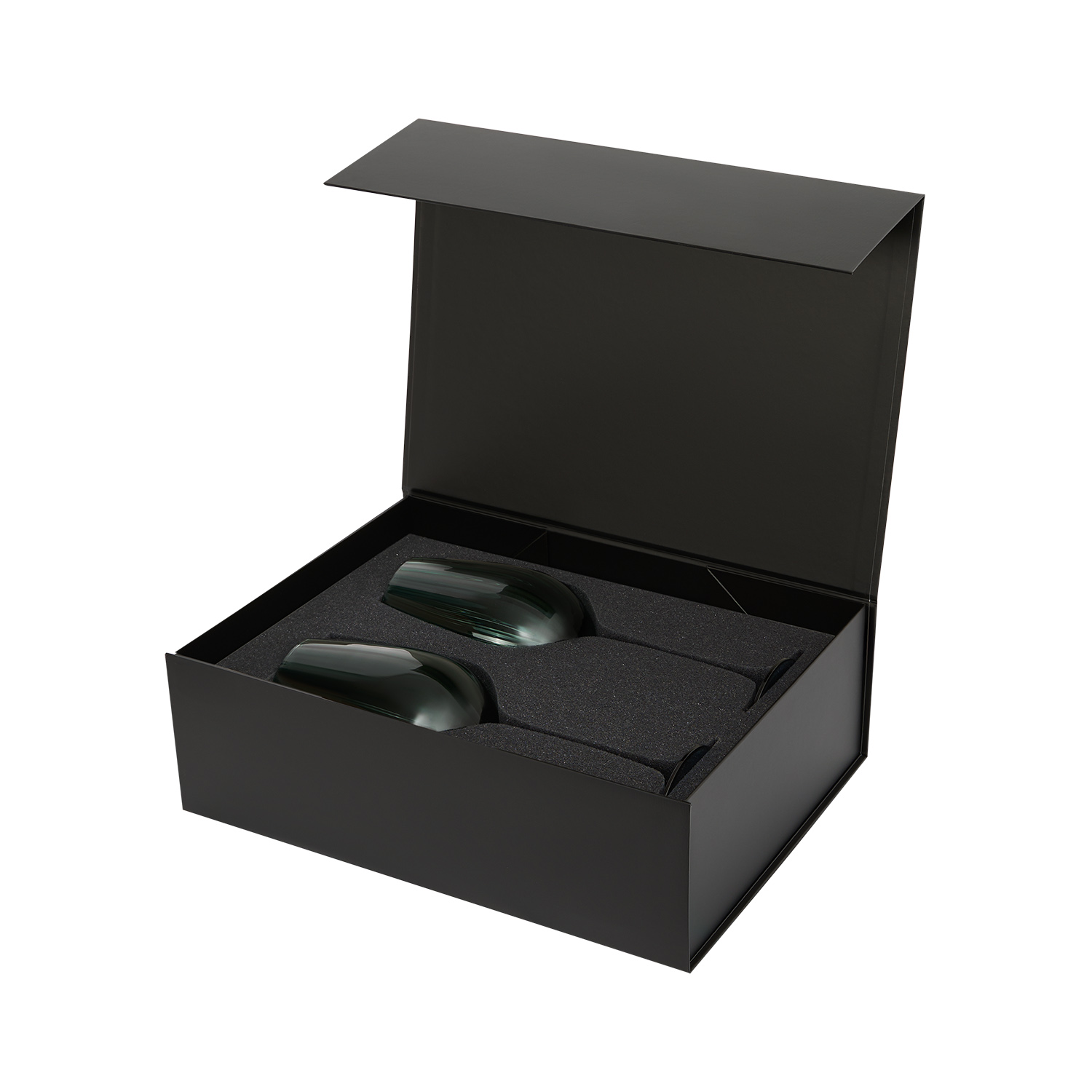 Подарочный набор 2 бокала для вина Капри (Capri) в черной коробке-2