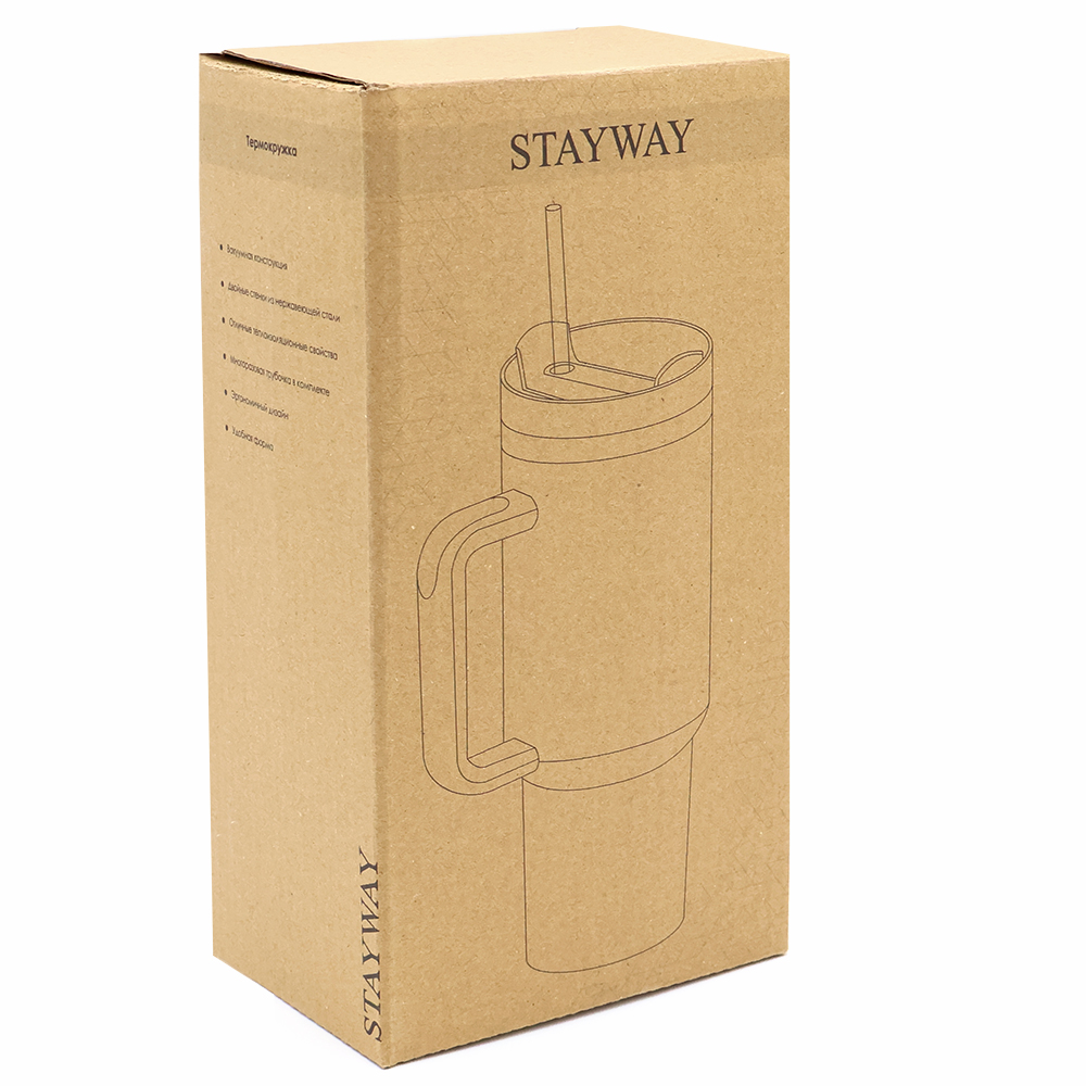 Термокружка Stayway, Белый-8