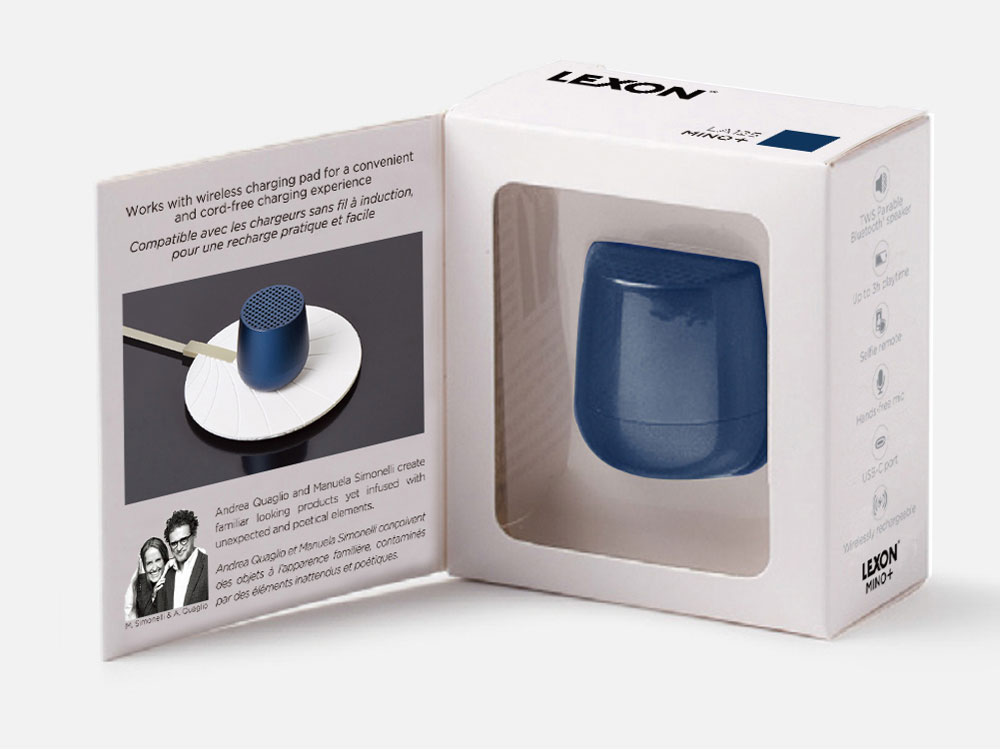 Колонка беспроводная Mino+, темно-серый-7