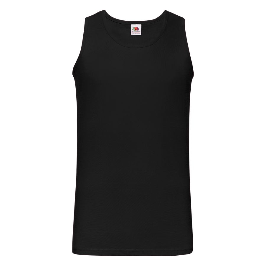 Майка мужская VALUEWEIGHT ATHLETIC VEST 165, черный-0