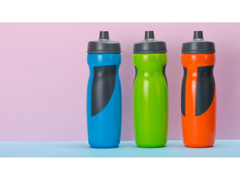 Спортивная бутылка Flex 709 мл, голубой/серый-5