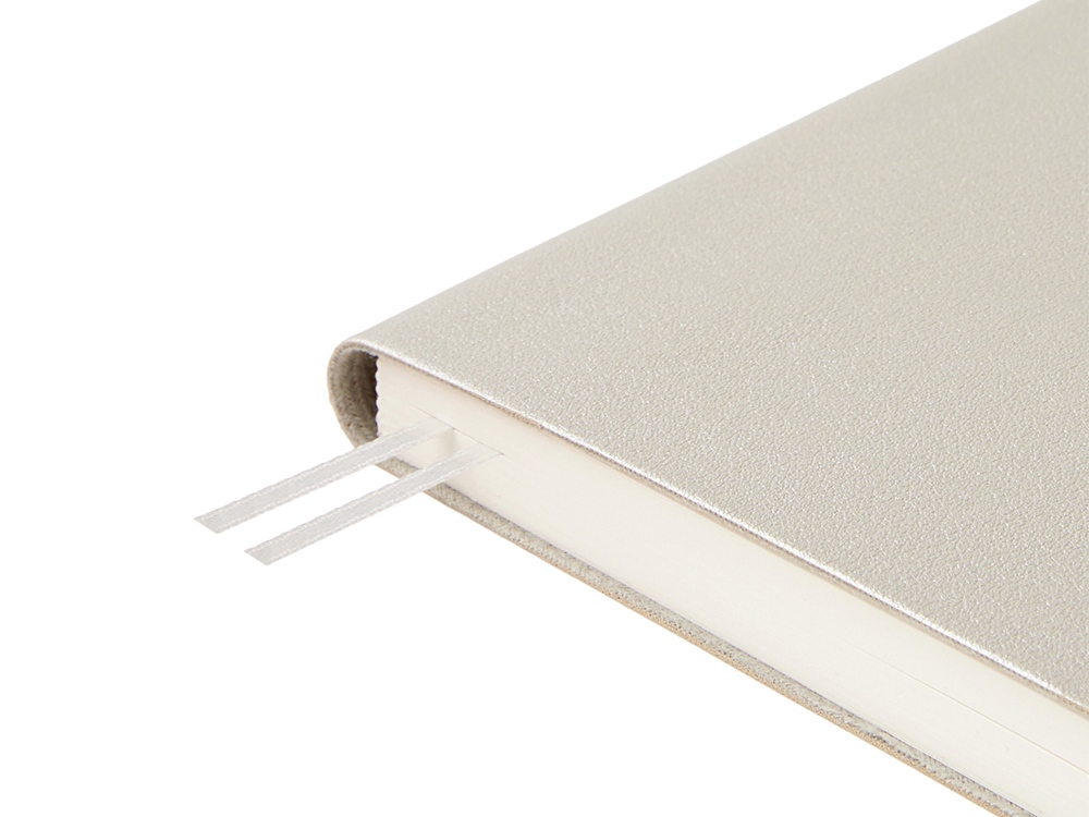 Ежедневник недатированный А5 Grand, серебро-5