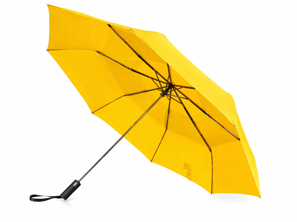 Зонт-автомат складной Кэнопи, желтый-2