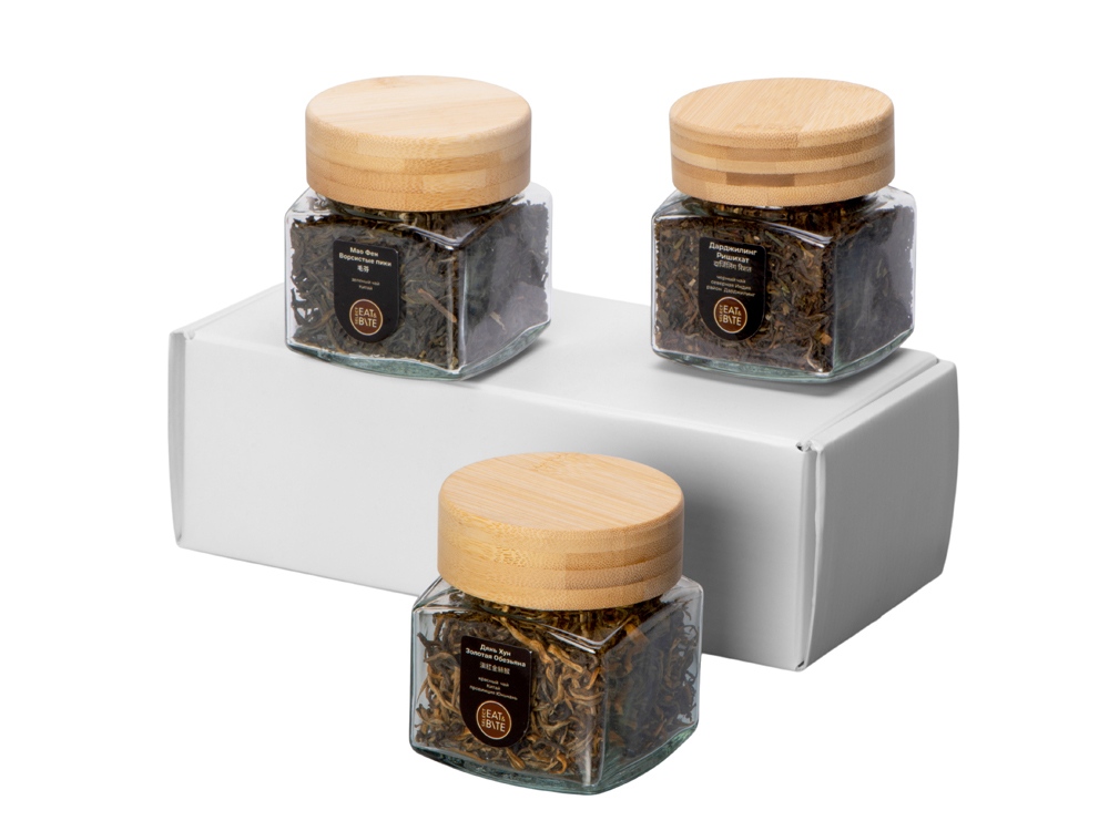 Набор подарочный с тремя видами чая Ceremony (черный чай, зеленый чай, красный чай)-0