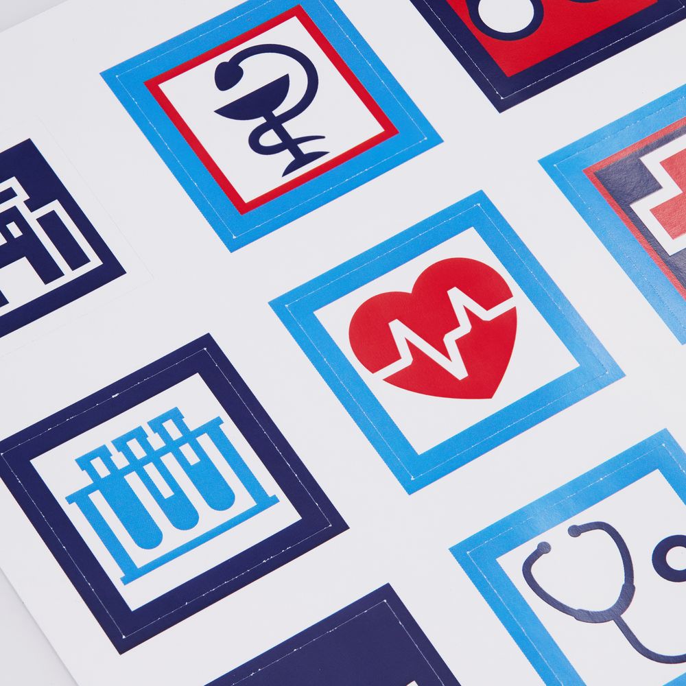 Стикерпак бумажный Industry, медицина-1