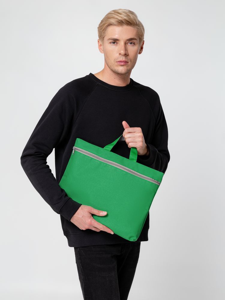 Сумка-папка Simple, зеленая-4