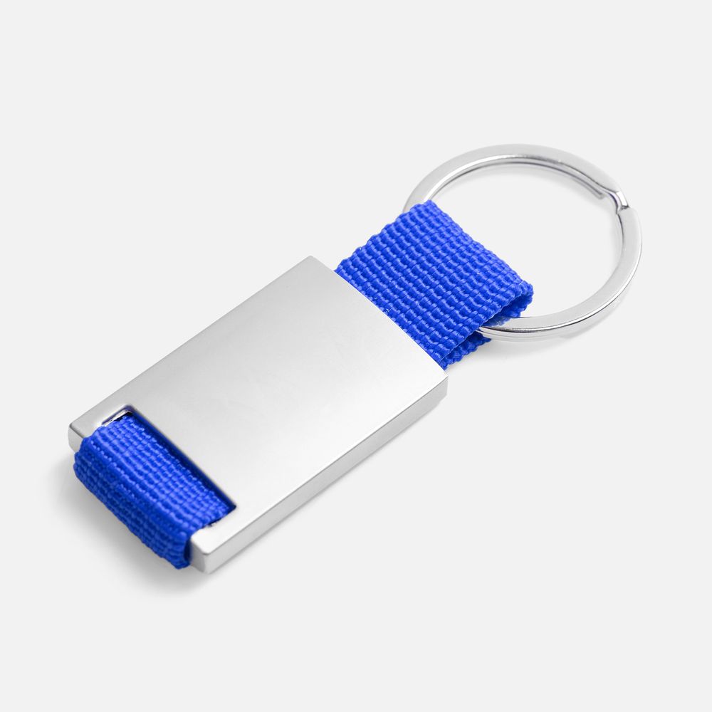 Брелок Inlet с тканевой вставкой, синий-3