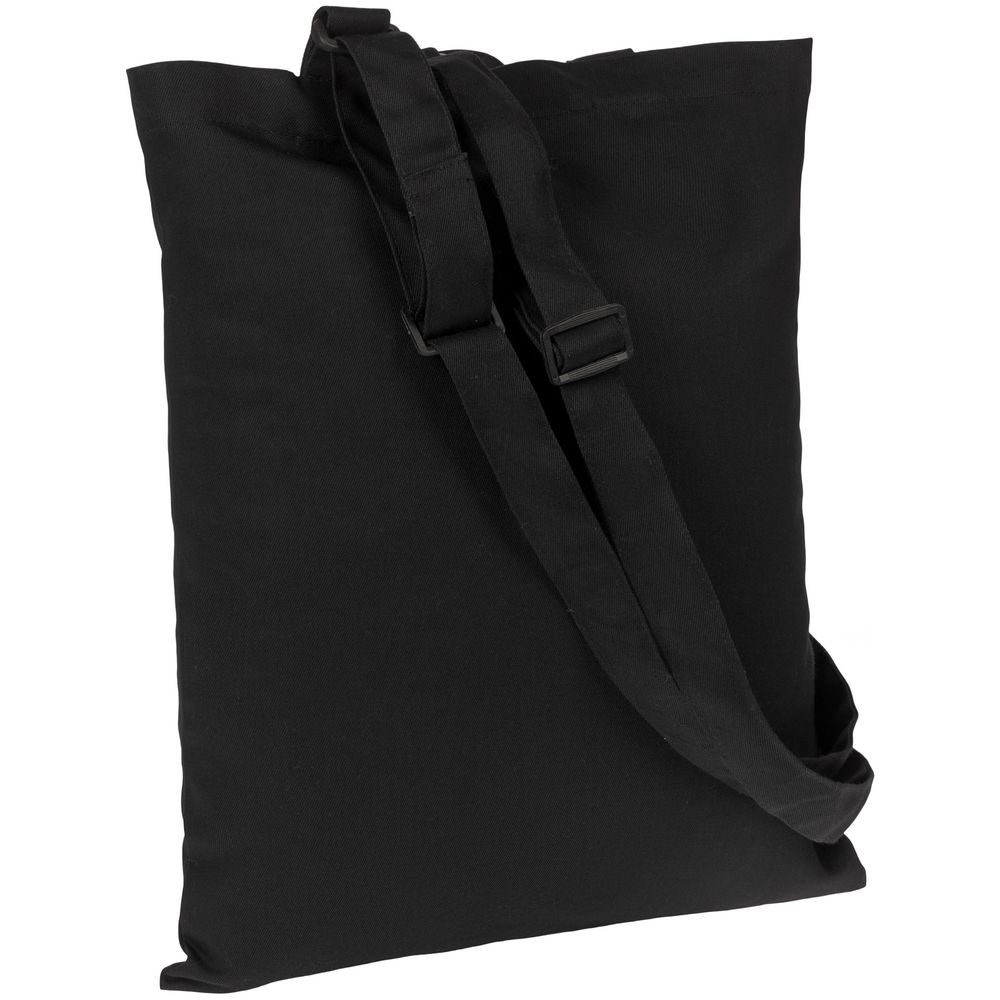 Сумка для покупок с регулируемыми ручками Leta, черная-0