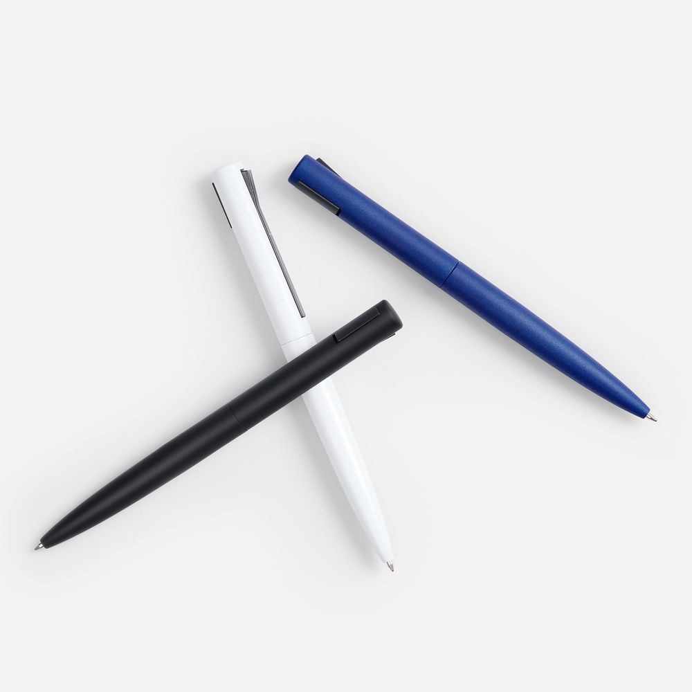 Ручка шариковая Snap, синяя металлик-3