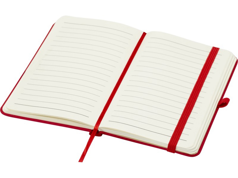 Блокнот Spectrum Plus формата A6 в твердой обложке - Красный-3