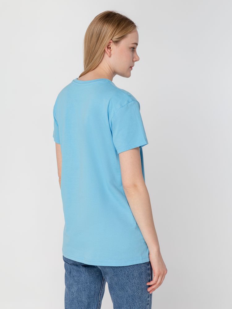 Футболка унисекс T-Bolka 160, голубая-5