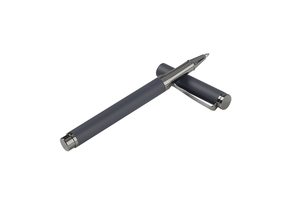 Ручка металлическая шариковая Venezia Pragmatico софт-тач, серый-3