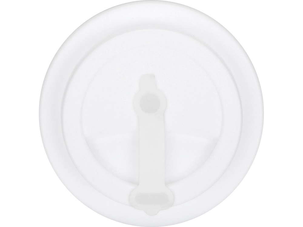 Пластиковый стакан Take away с двойными стенками и крышкой с силиконовым клапаном, 350 мл, белый-4