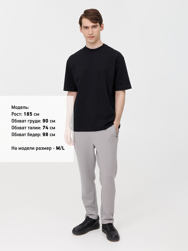 Футболка оверсайз унисекс Sideline, черная-5