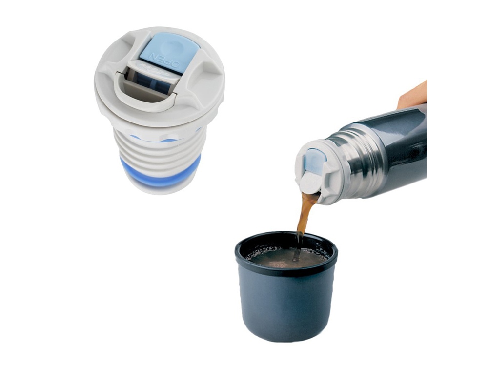 Термос из нерж. стали тм THERMOS FBB-1000BC Midnight Blue 1,0L-3