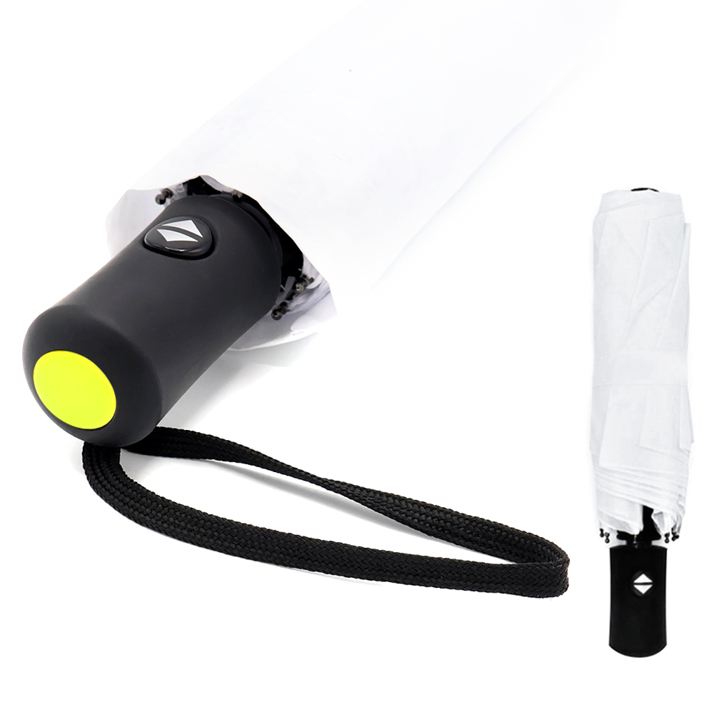 Автоматический противоштормовой зонт Vortex To Go, Белый/Жёлтый-0