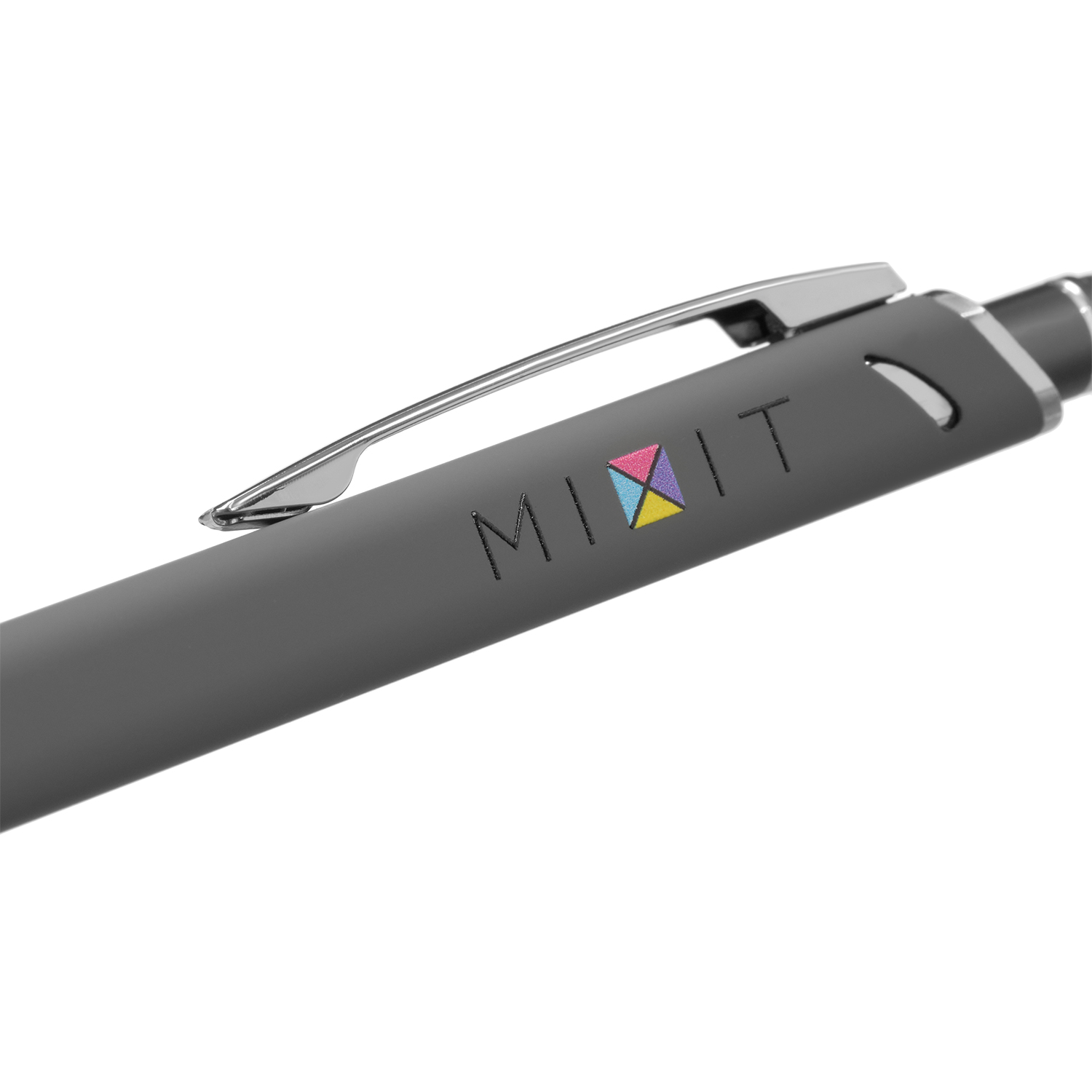 Шариковая ручка Quattro, серая-5