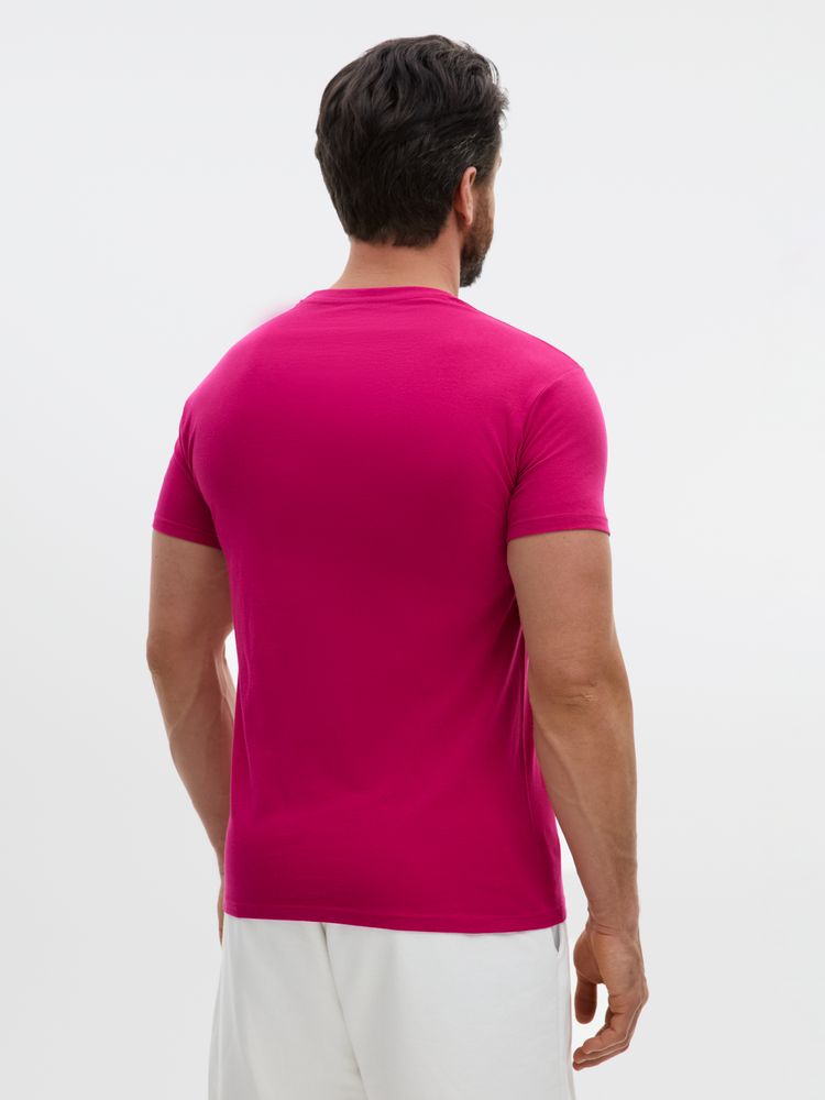 Футболка унисекс Regent 150, ярко-розовая (фуксия)-4