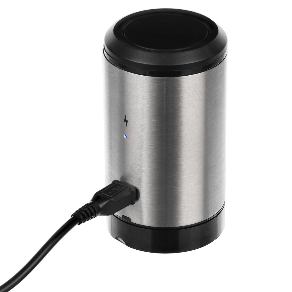 Электрическая пробка для вина Tuoretta, серебристая-3