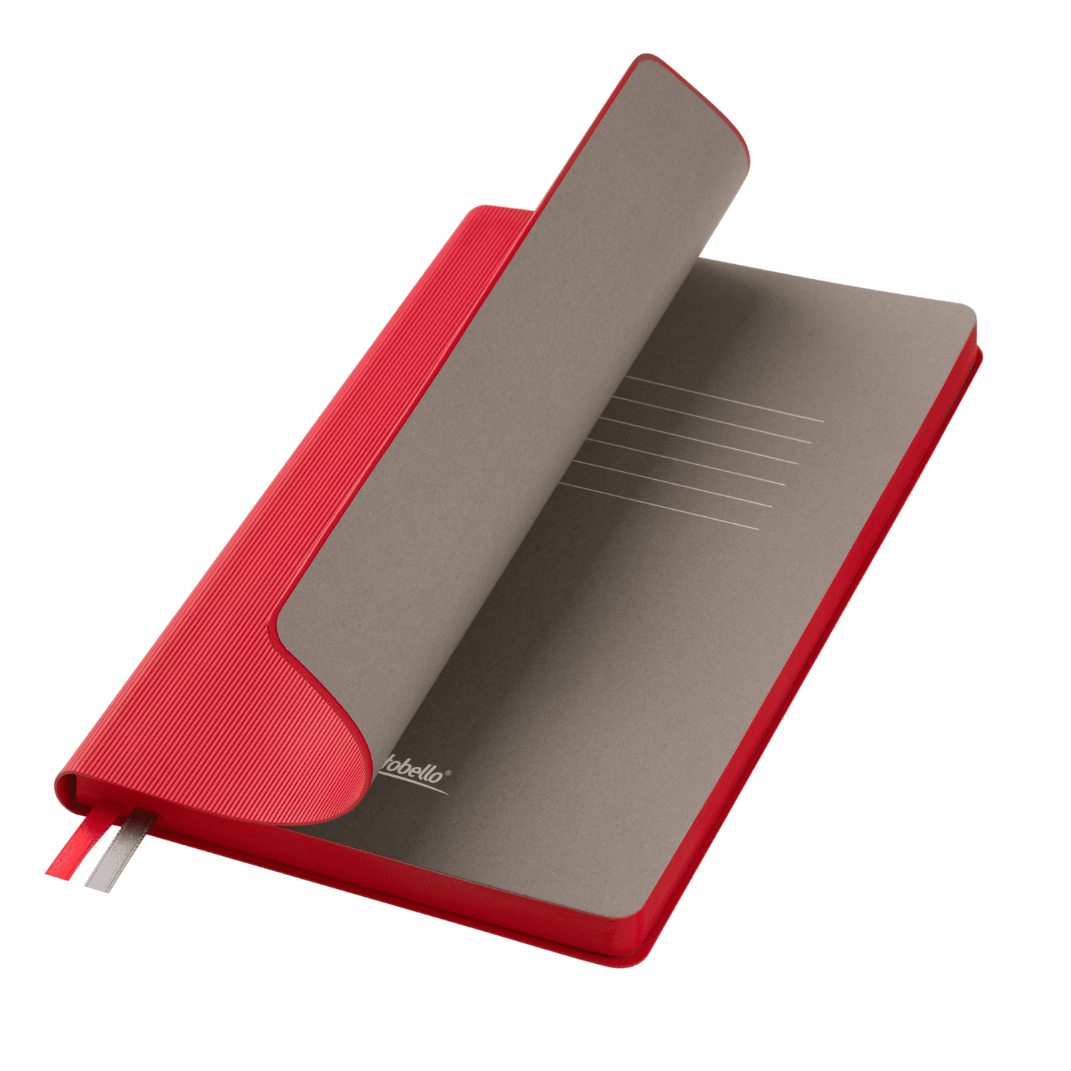 Ежедневник Рейн (Rain) недатированный, красный-0