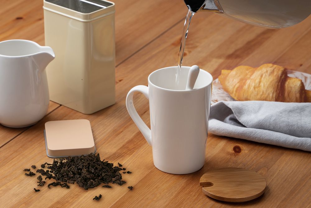 Кружка Parley с ложкой и бамбуковой крышкой-4