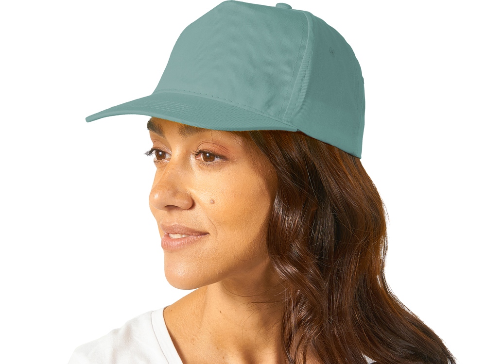 Бейсболка Memphis 5-ти панельная 165 гр, припылено-бирюзовый-2