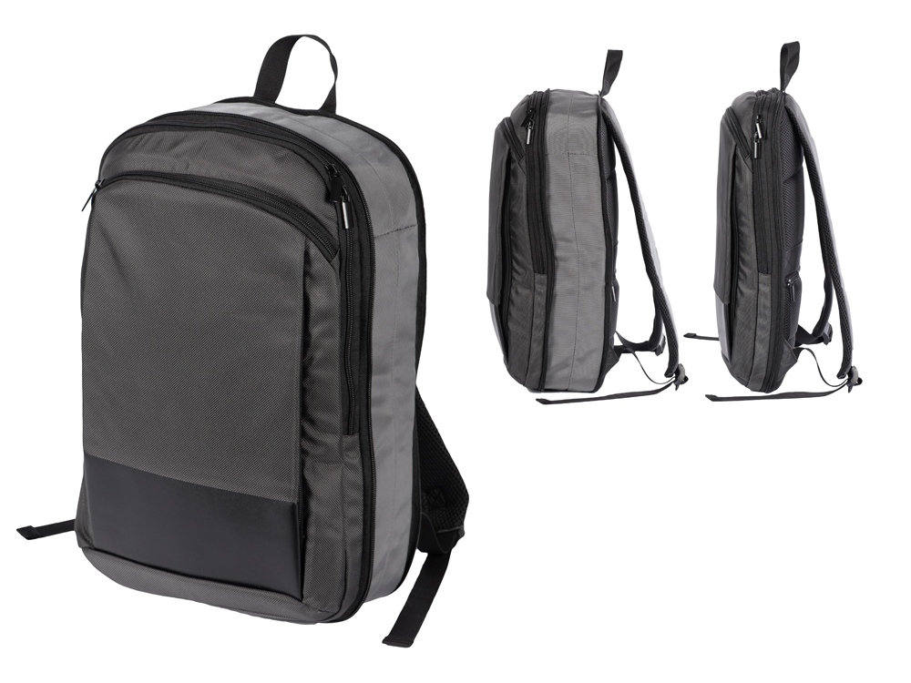 Расширяющийся рюкзак Slimbag для ноутбука 15,6, серый-0