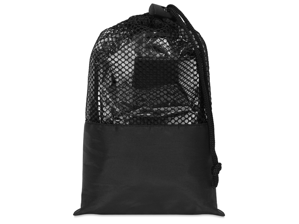 Набор для фитнеса Balance с лентой и скакалками, черный-3