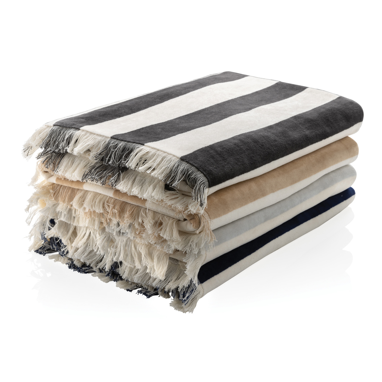 Пляжное полотенце Ukiyo Yukari XL из переработанного хлопка AWARE™, 100x180 см-2