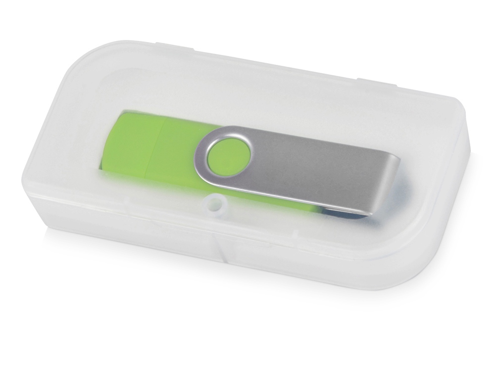 Подарочная коробка для флеш-карт Бокс, белый-2