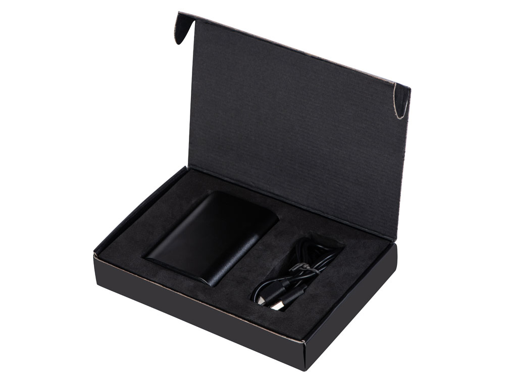 Внешний аккумулятор с QC/PD Qwik, 10000 mah, черный-6