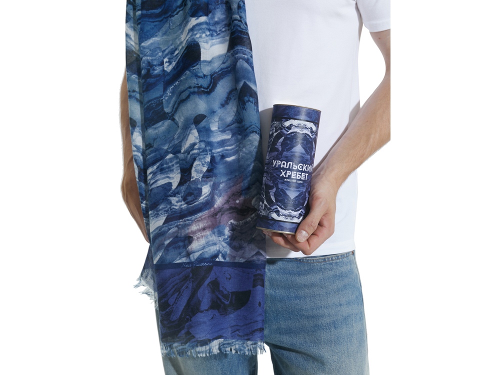 Шарф/ Палантин Уральский хребет-4