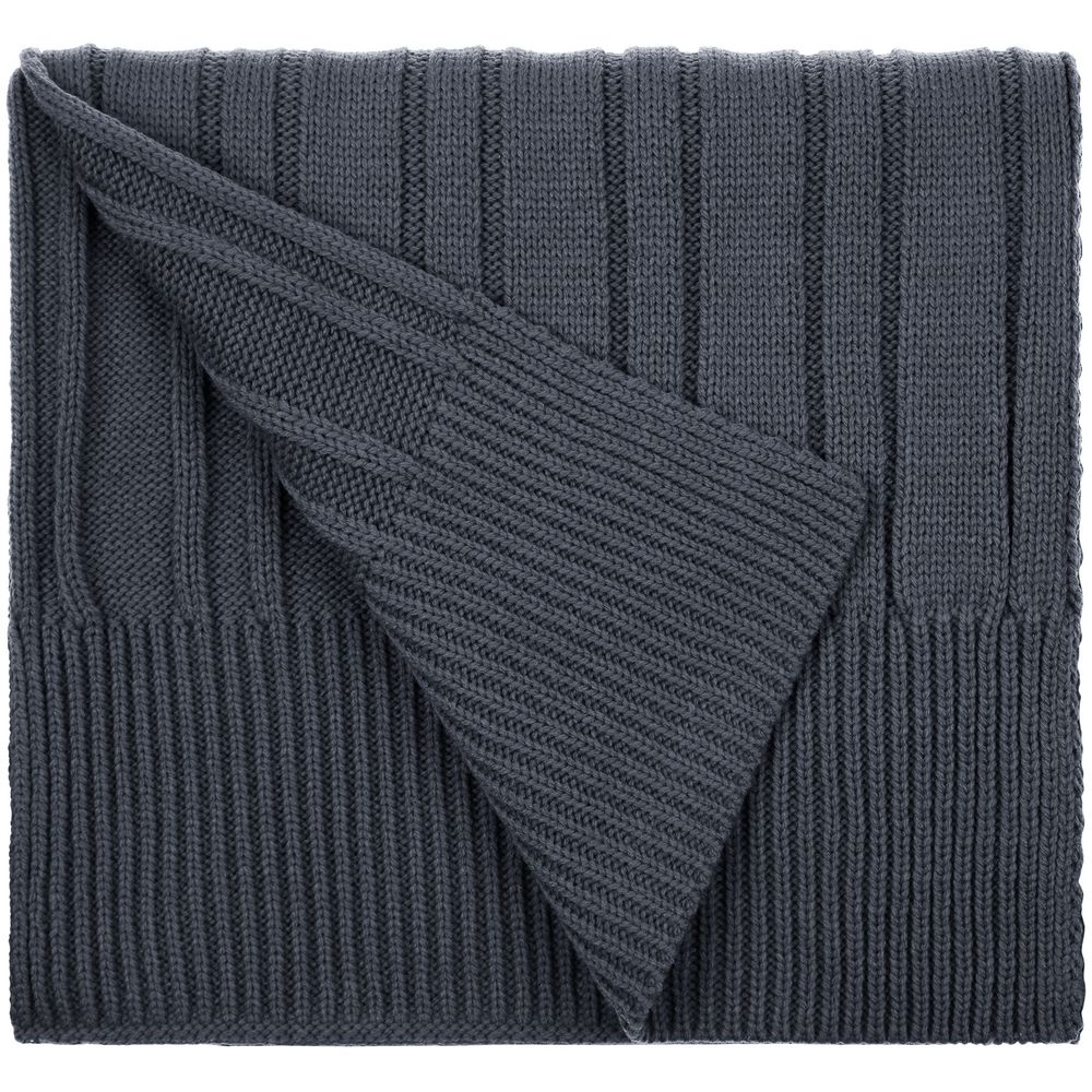 Шарф Knit Beat, серый (графит)-0