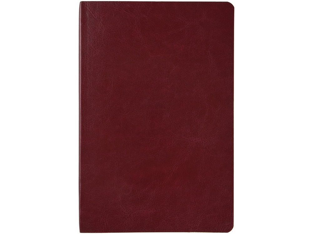 Ежедневник недатированный А5 Megapolis Nebraska Flex, бордовый с золотым обрезом-1