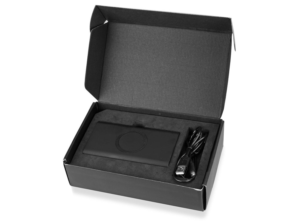 Портативный набор с беспроводным зарядным устройством (power bank) Force, 8000 mAh-10