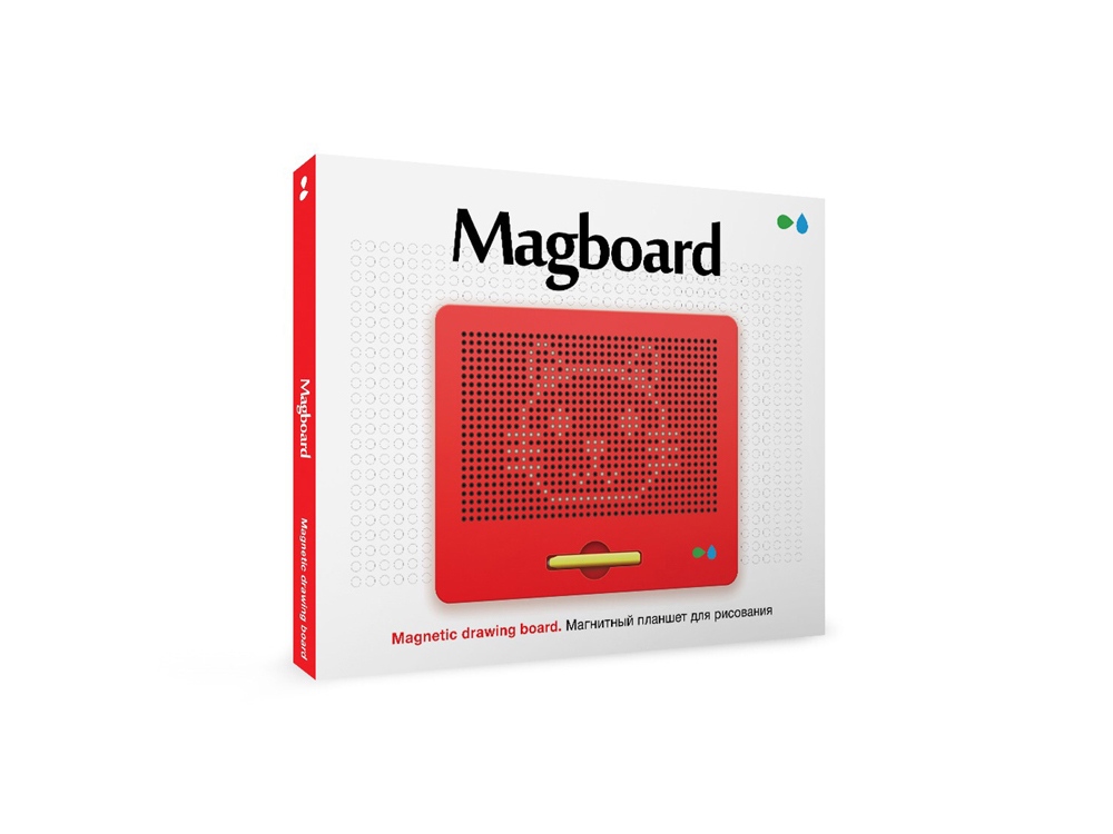 Магнитный планшет для рисования Magboard, красный-3