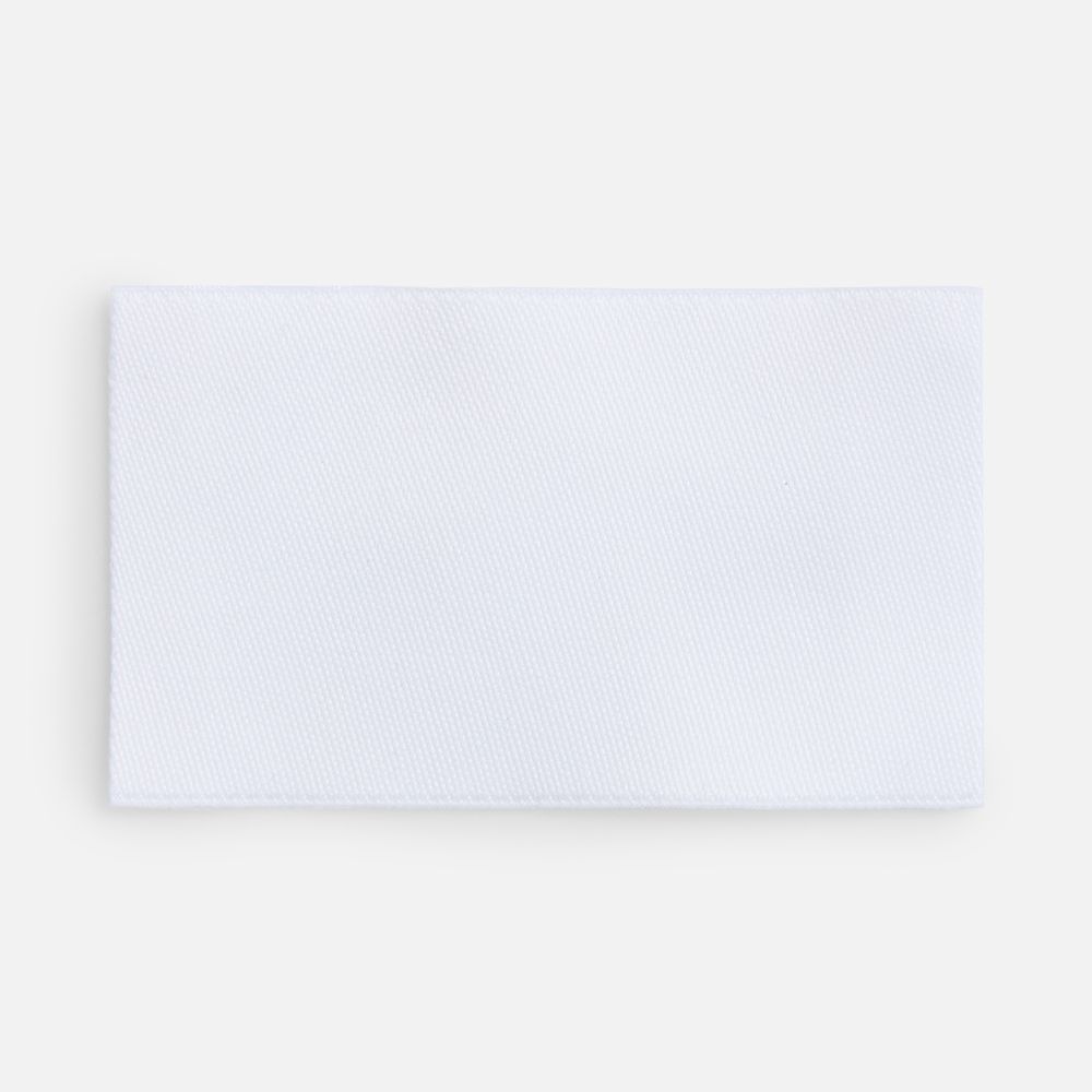 Лейбл тканевый Epsilon, M, белый-0