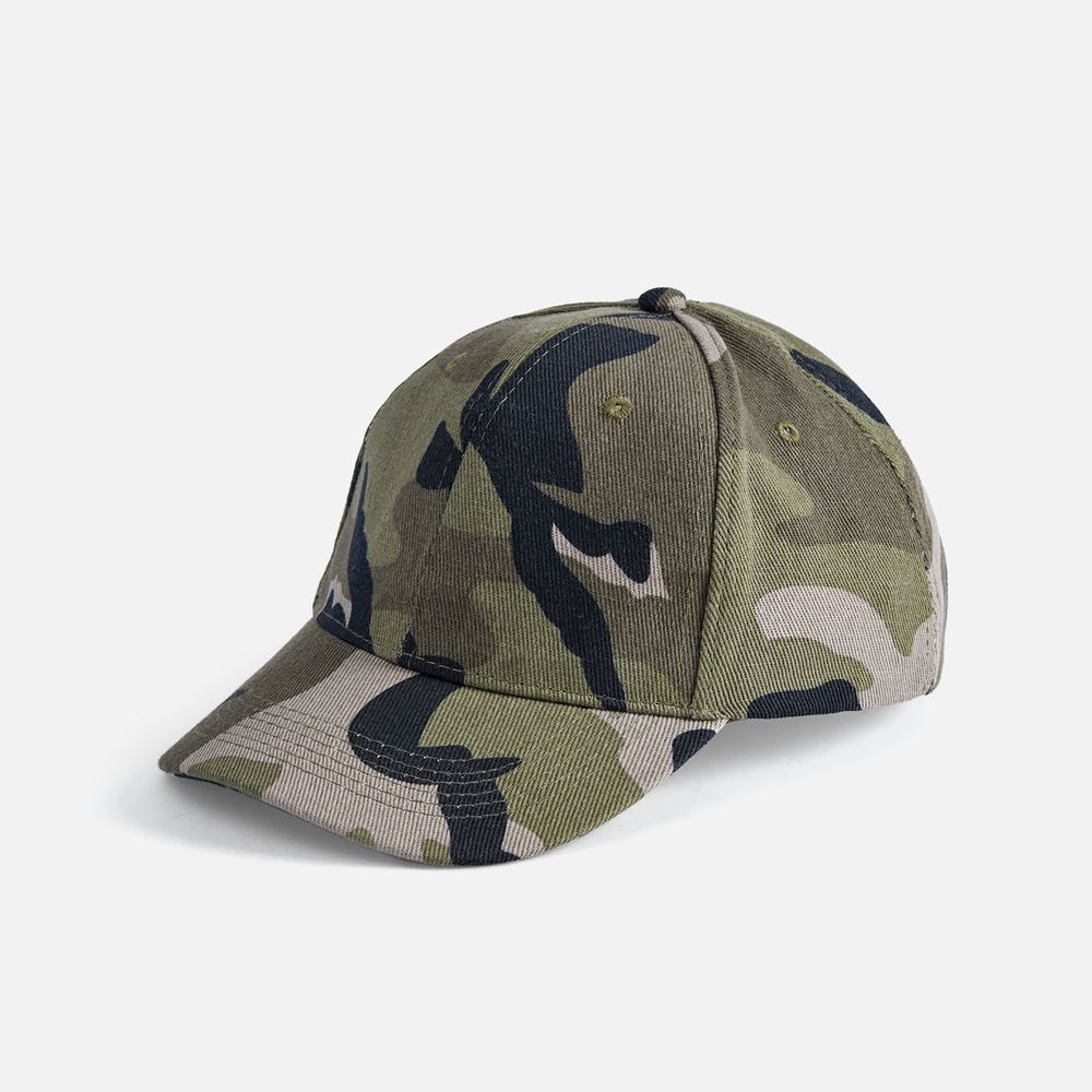 Бейсболка Buffalo, зеленый камуфляж-0