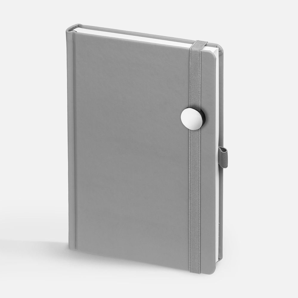 Ежедневник Favor Metal, недатированный, серый-0