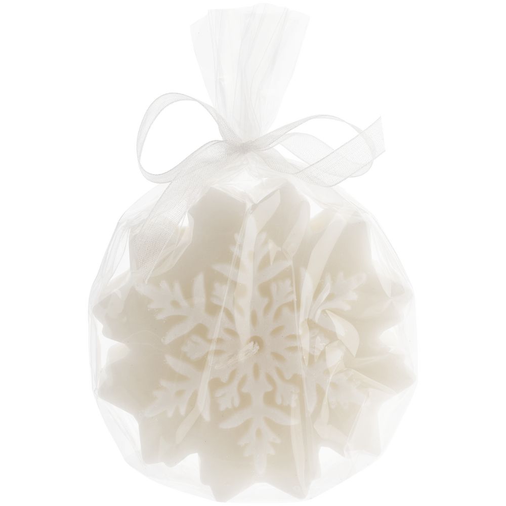 Свеча Snowflame 2, белая, 8 см-2