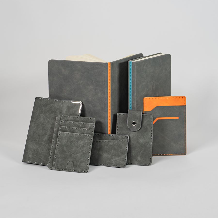 Чехол для автодокументов Luma, темно-серый/оранжевый, темно-серый, оранжевый-3