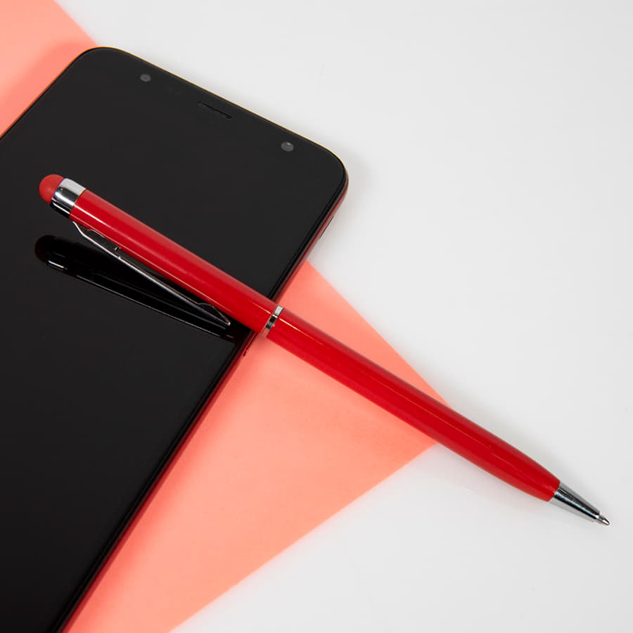Ручка шариковая со стилусом TOUCHWRITER, голубой-1